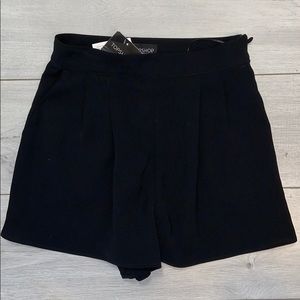 Black high waist flowy shorts